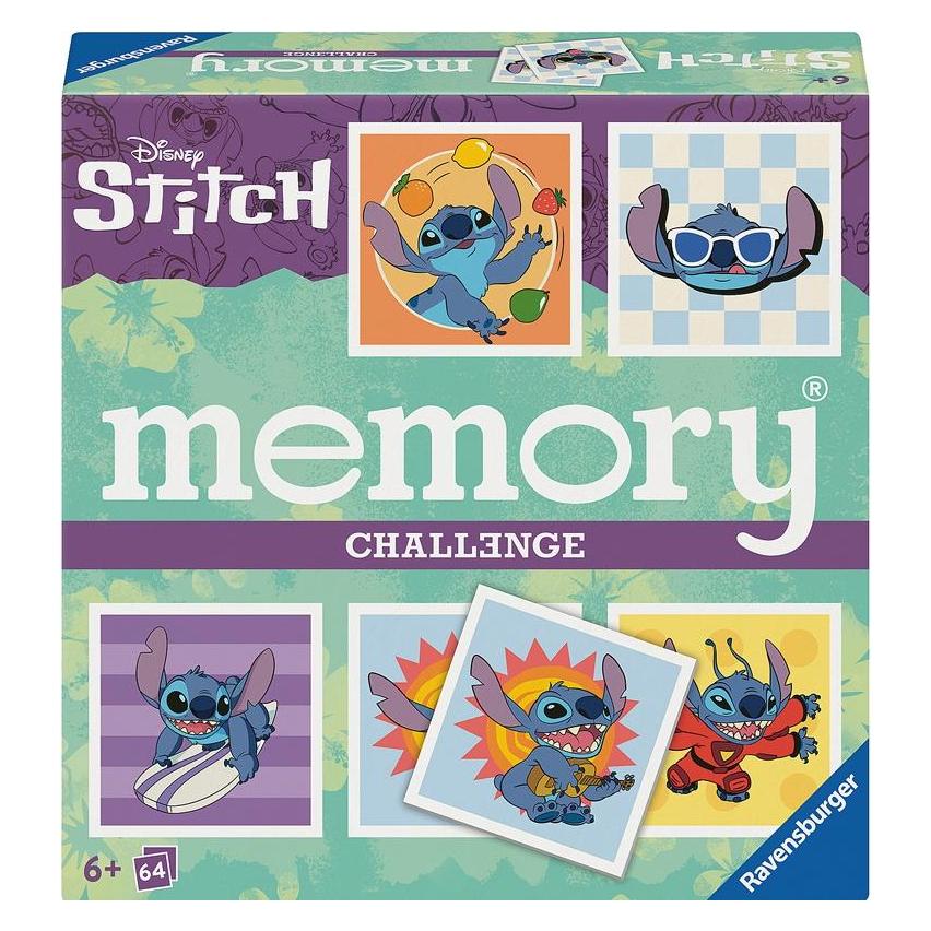 Ravensburger 24697 - Challenge memory Disney Stitch. Ein herausforderndes memory für 2 -8 (RAV24697)