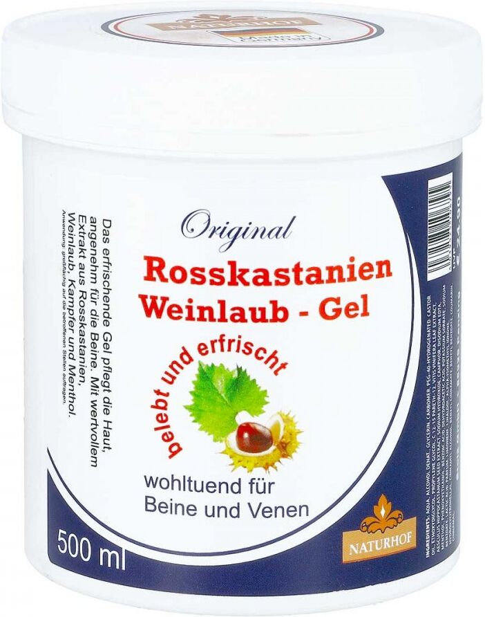 Rosskastanien Weinlaub Gel