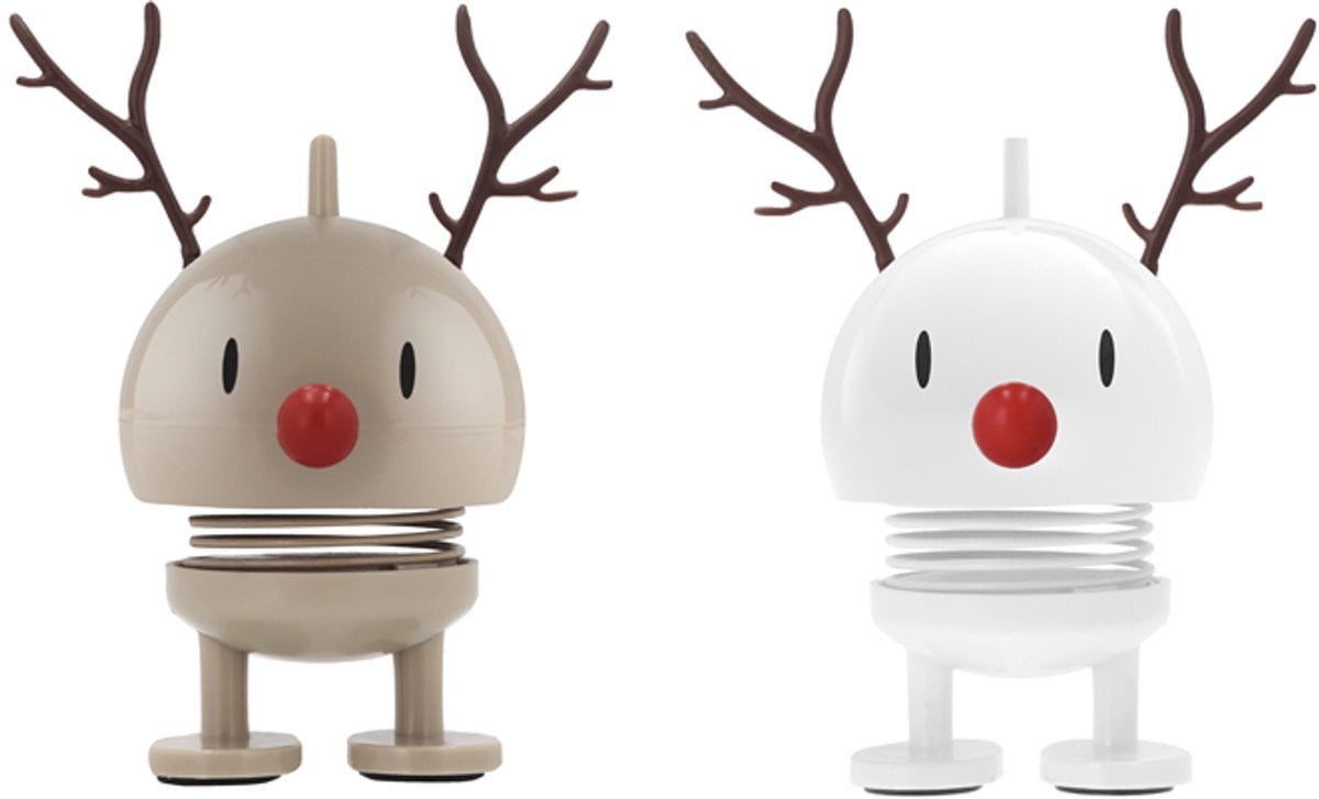 Hoptimist Reindeer Bumble set XS Latte/White