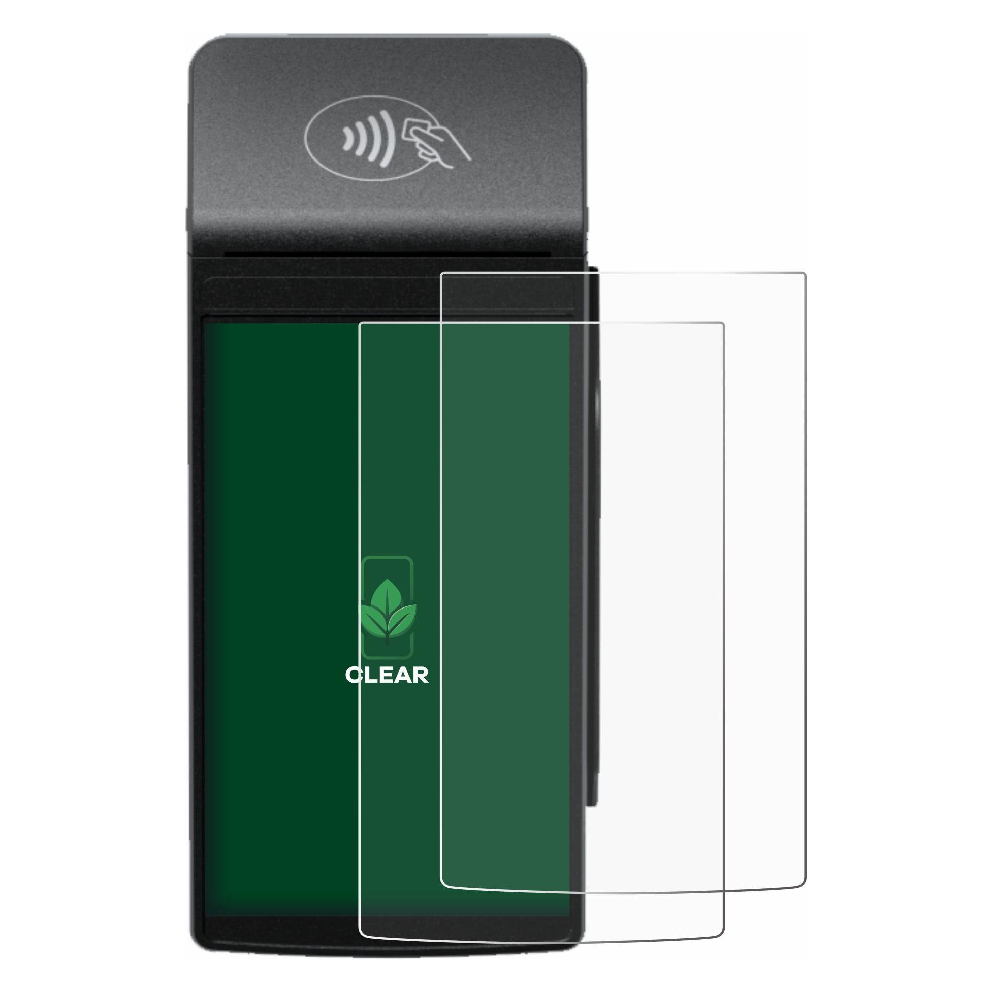 ScreenLeaf Schutzfolie für Castles Technology S1F2 Displayschutz Display Schutz Folie Klar Transparent (6151867)