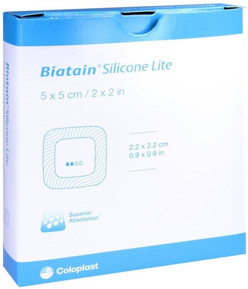 Biatain Silicone Lite Schaumverband 5x5 cm 5stk