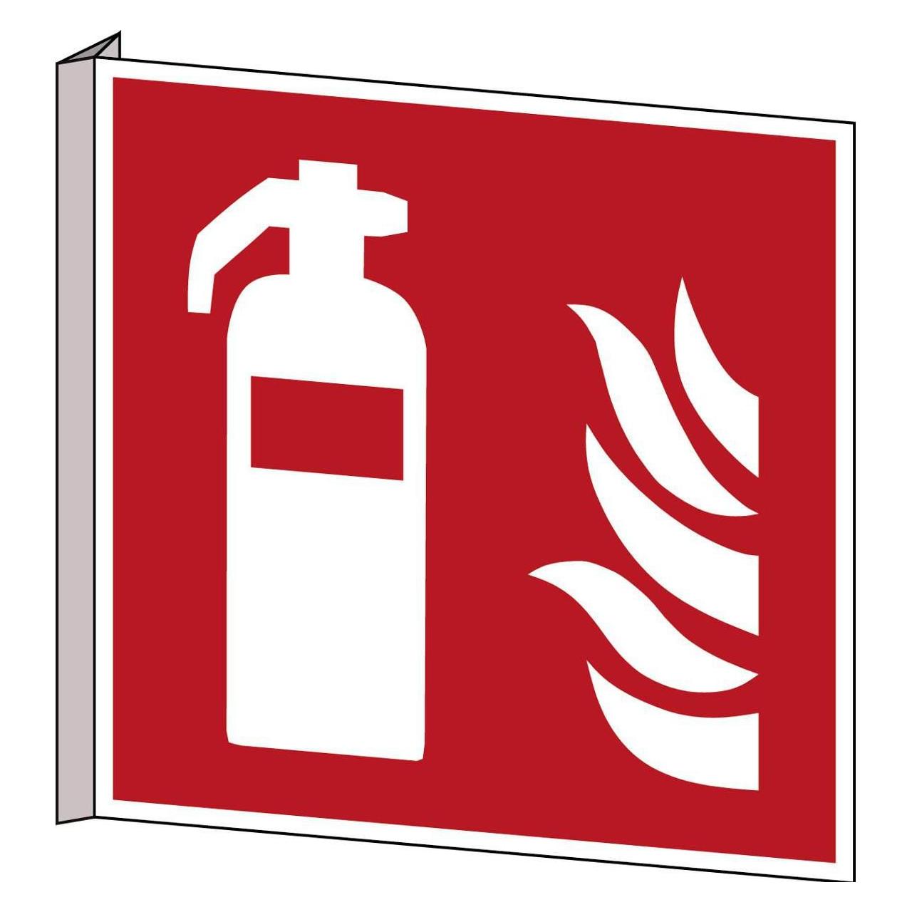 Brady ISO-Sicherheitsschild - Feuerlöscher (PIC F001-151X151-BIPVC-CRD/1)