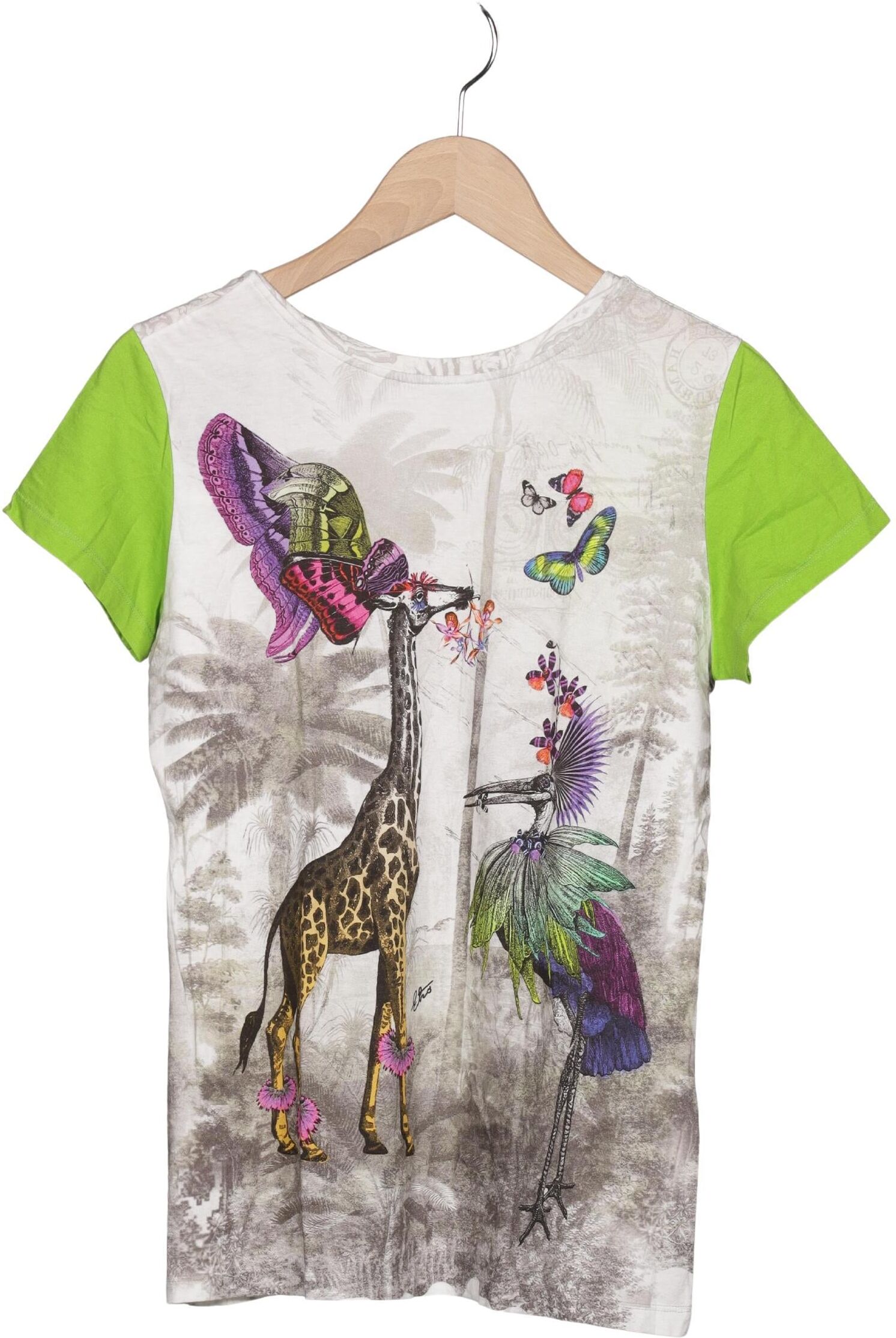 Etro Damen T-Shirt, Mehrfarbig, Gr. EU 34 (IT 40), Baumwolle - Second Hand