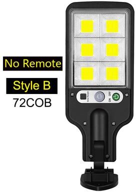 Handpicked Choices Solar Smart Outdoor LED Wall Light With PIR Motion Sensor & Rechargeable Solar Power 72cob