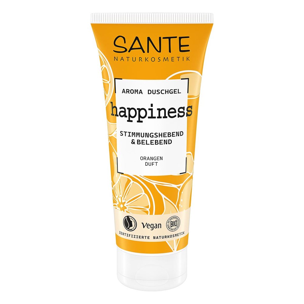 LOGOCOS Naturkosmetik GmbH & Co. KG Happiness Aroma Duschgel Bio-orange & Mango 08107941