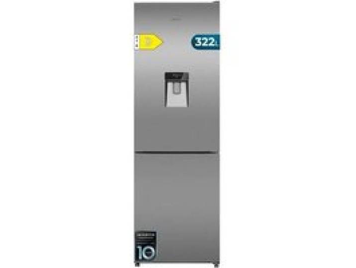 Cecotec Réfrigérateur Combi avec Distributeur dEau 322L Bolero CoolMarket Combi 322i WD Inox D. 185 5cm de Hauteur 59