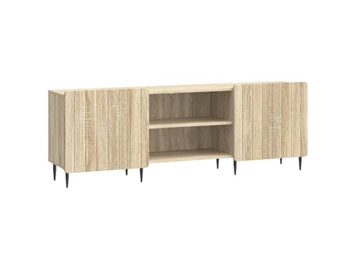 Makastle TV-Schrank Sonoma-Eiche 150x31x52 cm Holzwerkstoff