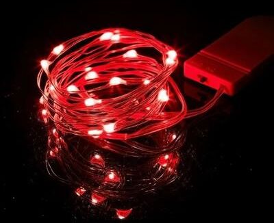 Uplift Picks Enchanting Battery Operated Fairy Lights For Magical Weddings Parties And Holidays red 2 M 20 Led