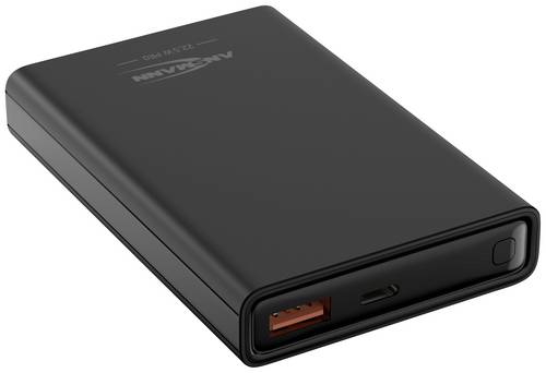 Ansmann PB222PD Powerbank 10000 mAh LiPo USB-A, USB-C Schwarz Statusanzeige