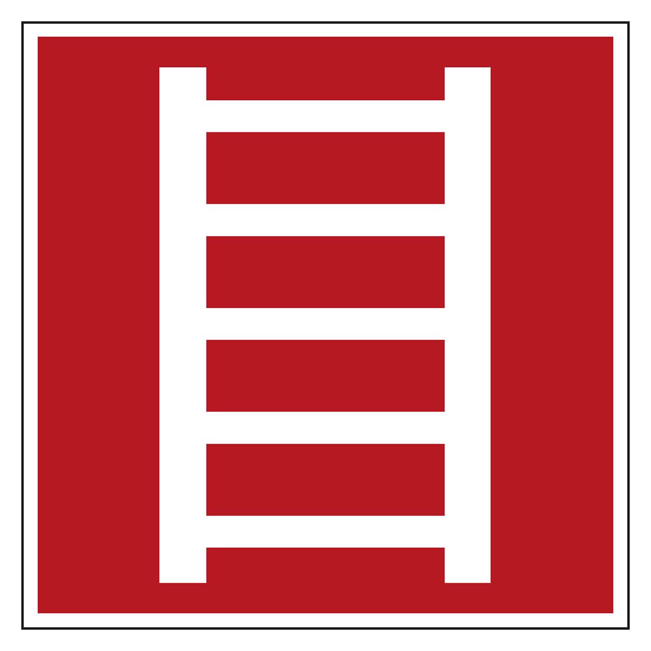 Brady PIC 400-200*200-B7527, Brandschutzkennzeichnung - Leiter (252500)