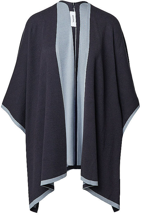 COMMA Cape - Poncho  dunkelblau W