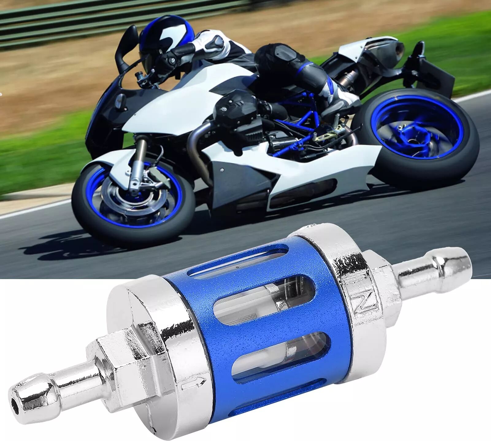 INF Filtre à carburant universel pour moto ATV