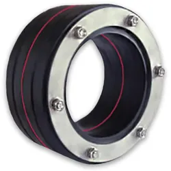 Hauseinführung drückendes Wasser für Fernwärmeleitung (Ausführung: Ø175 mm Abdichtungsbereich-Kernbohrung = 248-252 mm])