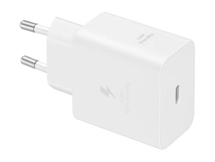 Samsung Oplader Super Fast Charging 45W (zonder kabel) USB-C naar USB-C originele oplader EP-T4511NW 45W wit