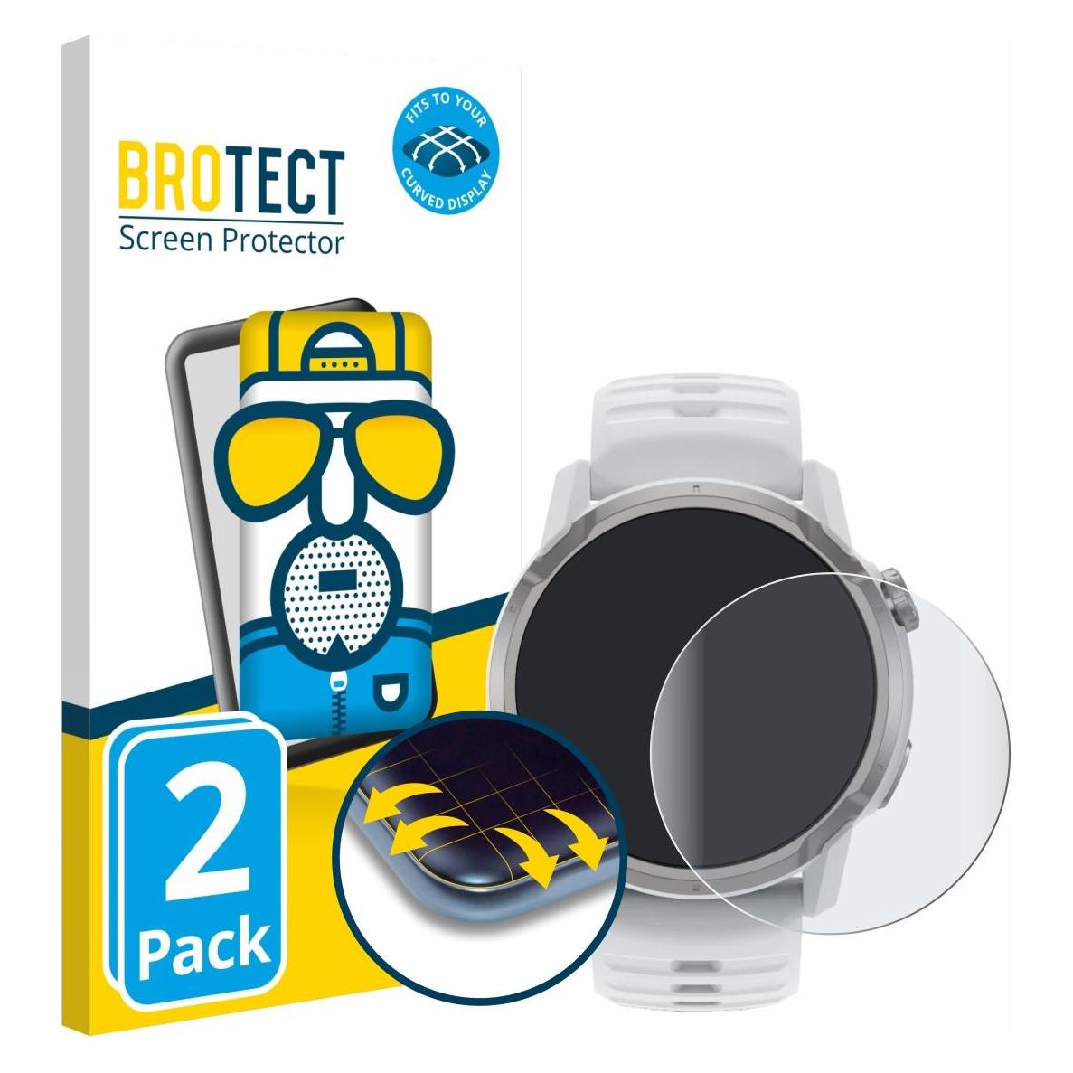 Brotect Fullscreen für Coros Apex 4 (46 mm) Schutzfolie Displayschutz Folie Matt Entspiegelungsfolie (5660769)