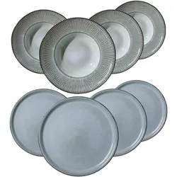 Ritzenhoff & Breker, Geschirrset, Salerno Pizza & Pasta Set (8 Stk.)