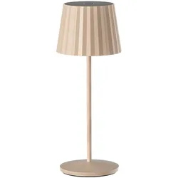 Lumisky ABBY Kabellose Tischleuchte H30CM Stahl Beige