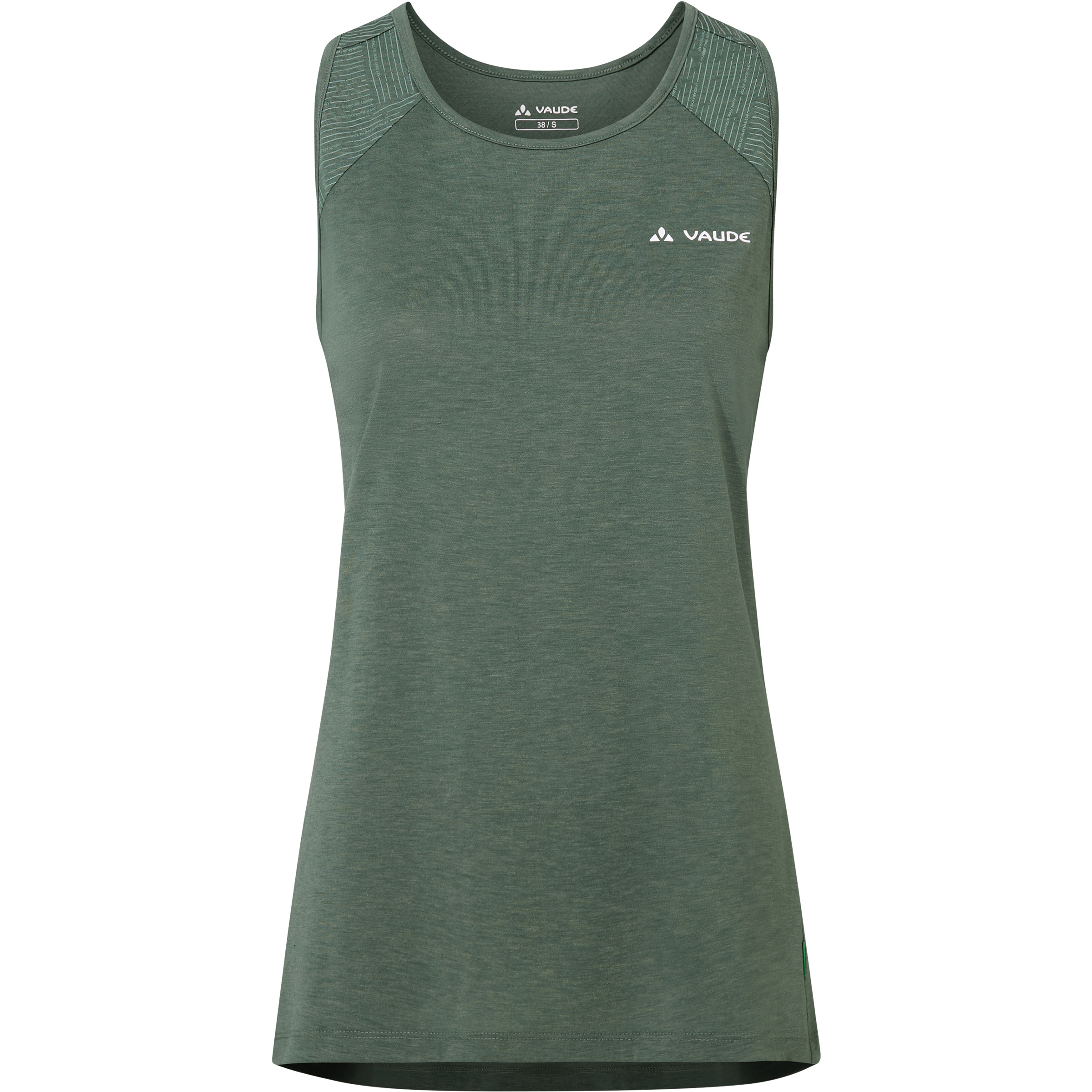 Vaude Sveit III Top Damen Tanktops gruen Größe S Trekking Elastisch
