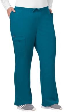 Plus Size Women's Jockey Scrubs Women's Favorite Fit Pant by Jockey Encompass Scrubs in Caribbean (Size MP(10P-12P))