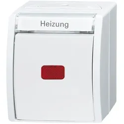 Busch-Jaeger 2601/2SKWNH-54 Wippkontrollschalter/Heizungsschalter Ausschaltung, 2-polig 2CKA001085A1623 26012SKWNH54