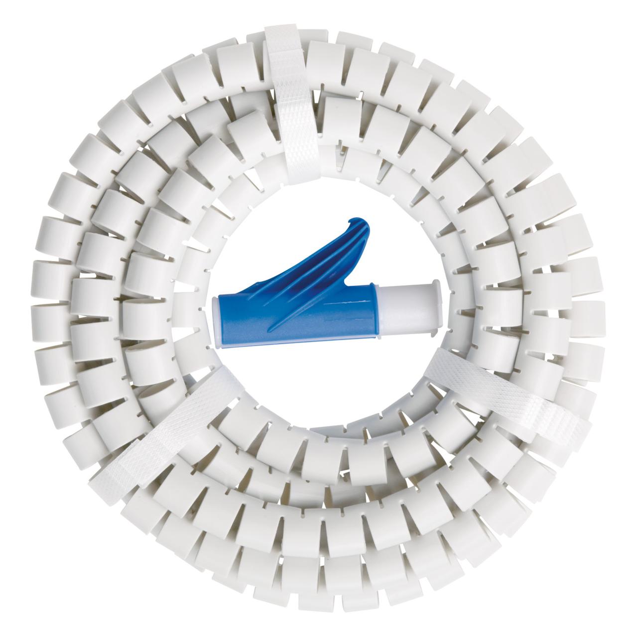 Brennenstuhl Kabel-Set weiss (Kabelschlauch, Kabelspiralschlauch, 16 cm) (1081590601)