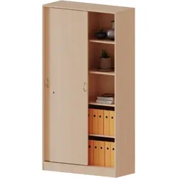 Schiebetürenschrank, 5 Ordnerhöhen - Serie evo180