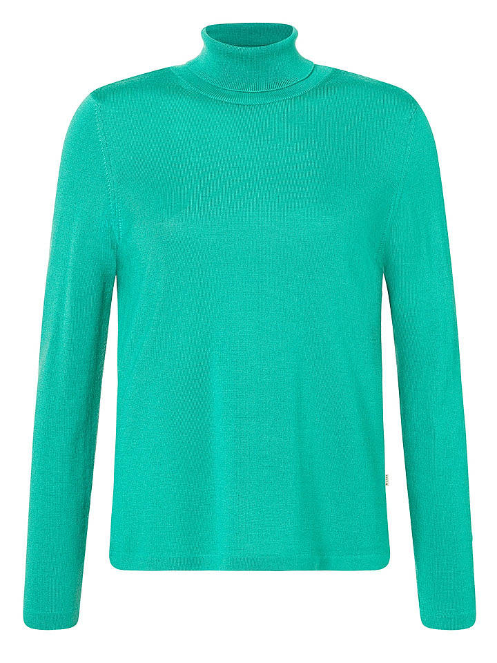 Maerz Muenchen Wollrollkragenpullover in Türkis - 38