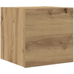 Helloshop26 - Elegantes und praktisches TV-Wandmöbel 30,5 x 30 x 30 cm aus Eichenholz-Verbundwerkstoff handgefertigte Oberfläche