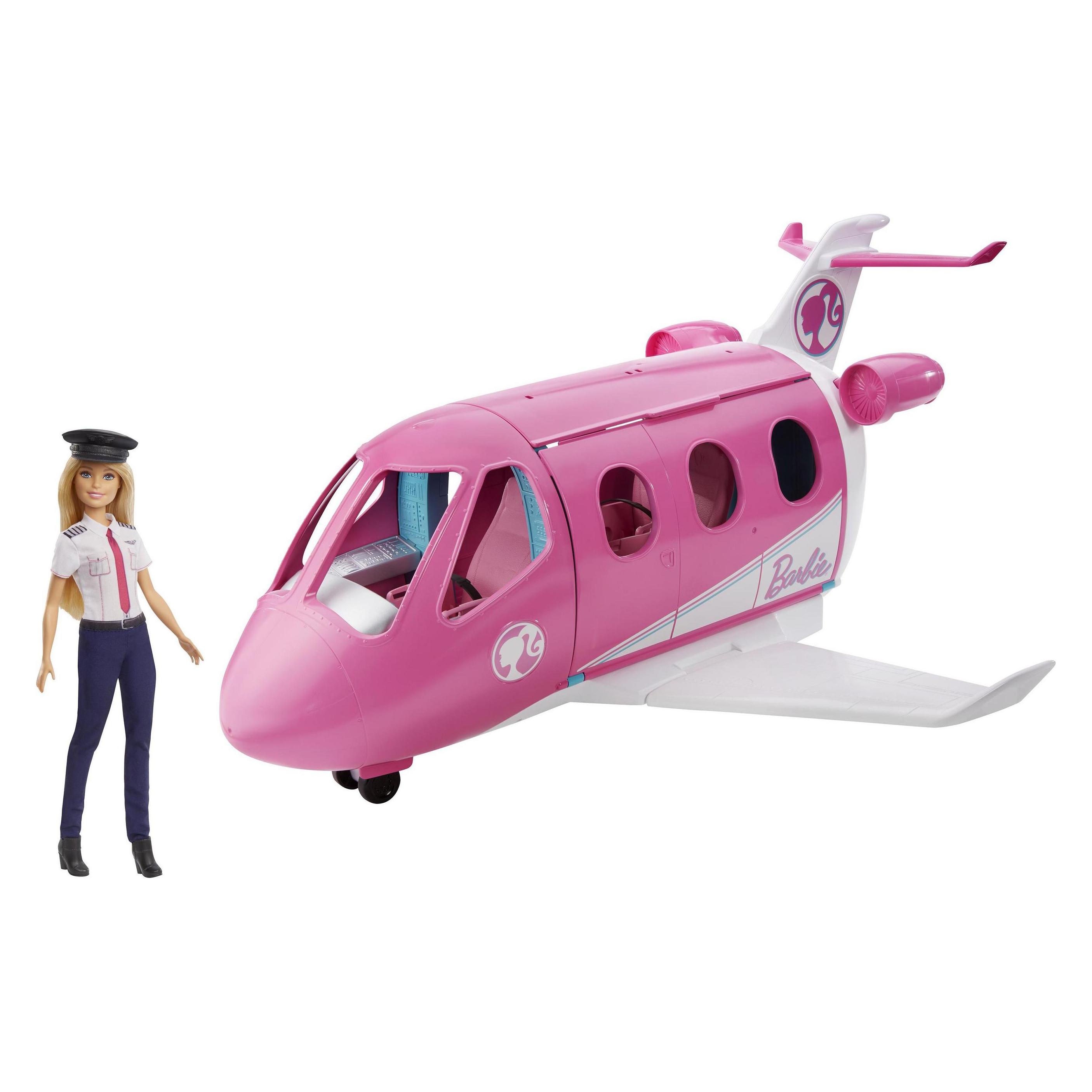 Barbie Reise Traumflugzeug mit Puppe (GJB33)