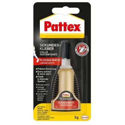 Pattex Kleben Pattex Sekundenkleber Flüssig Matic, 3 g