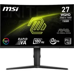 MSI MAG 275CQRFDE QD E2 27 Zoll WQHD Curved Gaming Monitor 0,5 ms Reaktionszeit 180 Hz