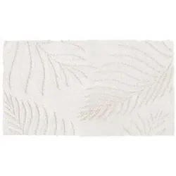 Grund Badteppich Ferya 70 x 120 cm Polyester Beige Natur