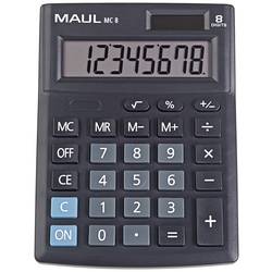 Maul MC 8 Tischrechner Schwarz Display (Stellen): 8 batteriebetrieben, solarbetrieben 7265090