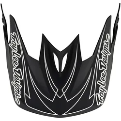 Troy Lee Designs D3 Helmvisier, Spiderstripe, black SALE