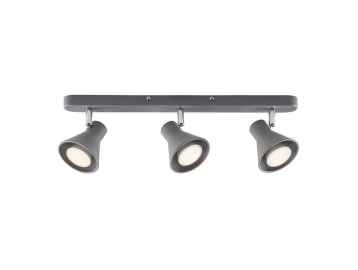 Nordlux Deckenspots Eik, Grau, Metall, 15x8.5x45 cm, Lampen & Leuchten, Innenbeleuchtung, Spots & Strahler, Deckenspots