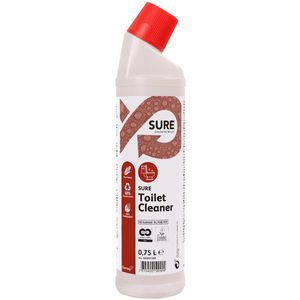 SURE WC-Reiniger 100891589, Urinalreiniger, Gel, ohne Duft, Schräghalsflasche 750 ml