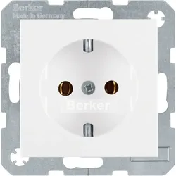 Berker SCHUKO-Steckdose pws/gl 47438989