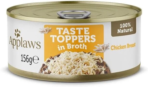 Applaws Dog Lata Topper Frango em Caldo 12 un x 156g