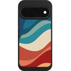 Nivocase Handyhülle für Google Pixel 11 Hülle NIVOpure Case Schwarz Farbe Farbverlauf Welle (Google Pixel 11), Smartphone Hülle, Schwarz