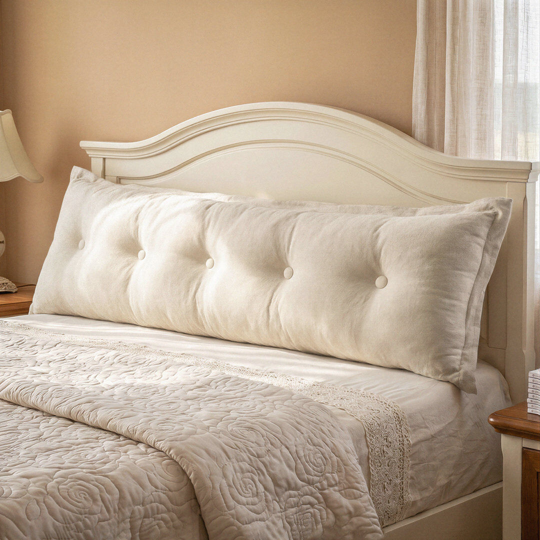 WOWMAX Backrest Pillow White 50cm x 160cm