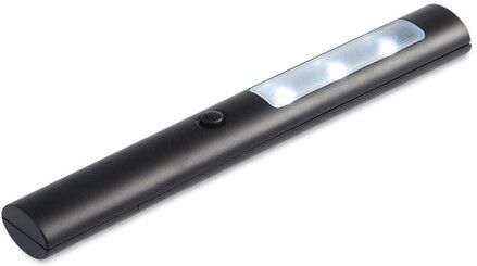 Lampe torche personnalisable 3 LED ANDRE polystyrène (PS) noir