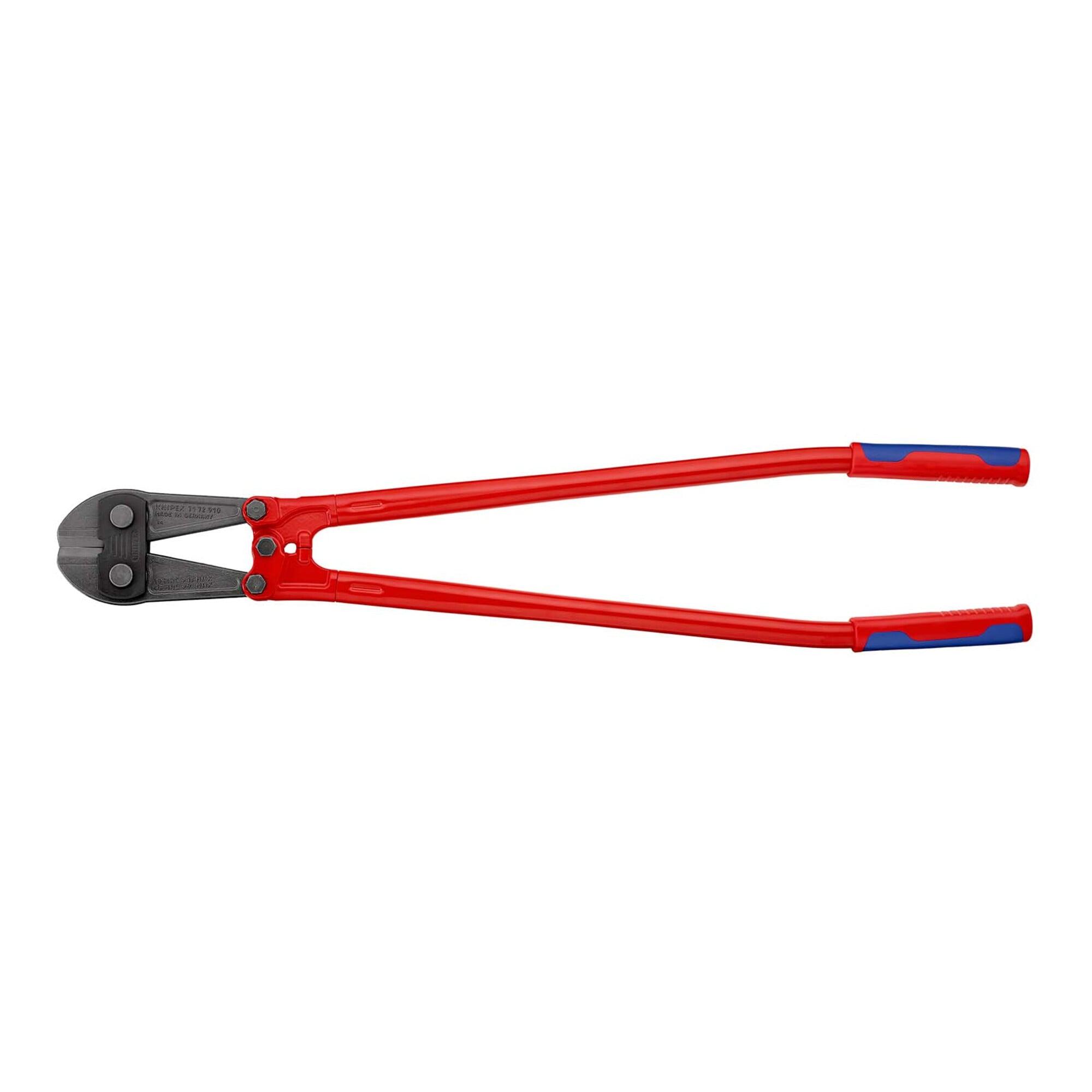Knipex 71 72 910 Bolzenschneider mit Präzisionsschneiden und Kunststoffgriffen schwarz lackiert L910mm)