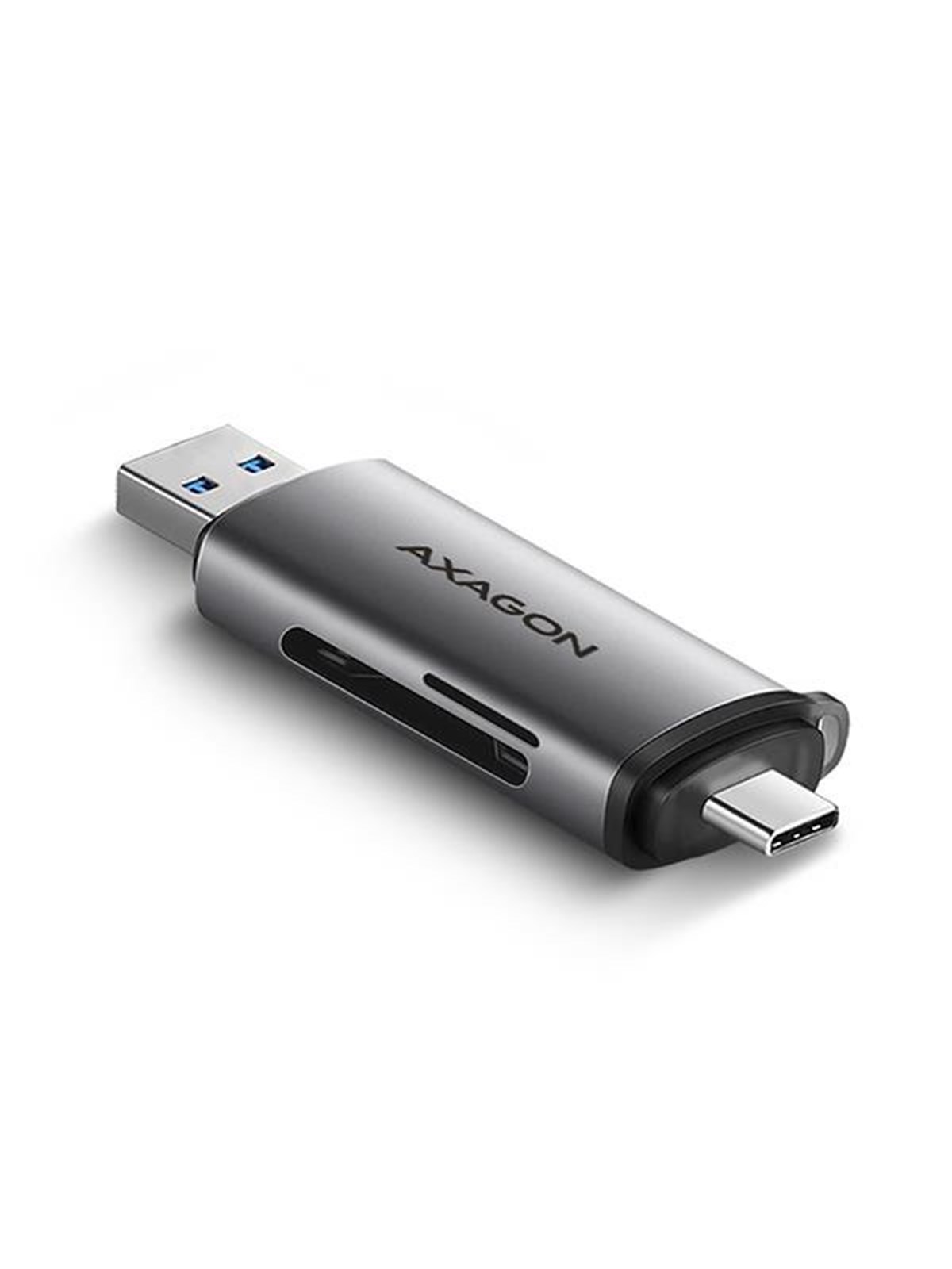 AXAGON SuperSpeed USB-C & USB-A SD / microSD Kartenleser