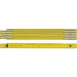 Gliedermaßstab L.1m B.16mm mm/cm EG III Buche gelb BMI