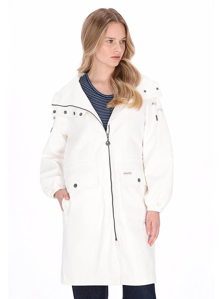 Schmuddelwedda Parka in Creme - S