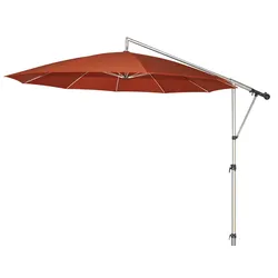 May Mezzo 300cm (rund) - Polyester + 9671 + rot + ähnlich RAL 3020