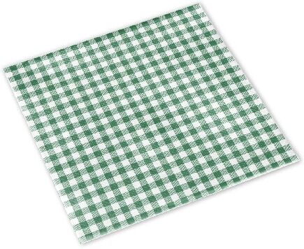 Pack Service Tovagliolo Vichy Verde 33x33 cm 1200 Pezzi