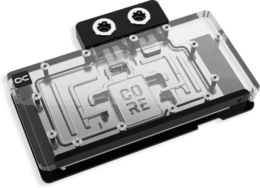 Alphacool Core RX 9070 XT Swift + Quicksilver mit Backplate