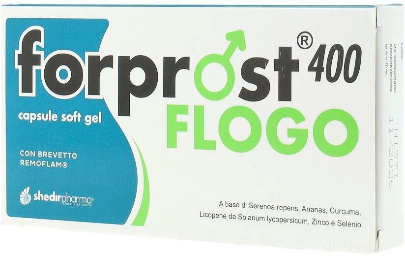 SHEDIR PHARMA Srl Unipersonale SHEDIR PHARMA FORPROST 400 FLOGO 15 CAPSULE CPS MOLLI