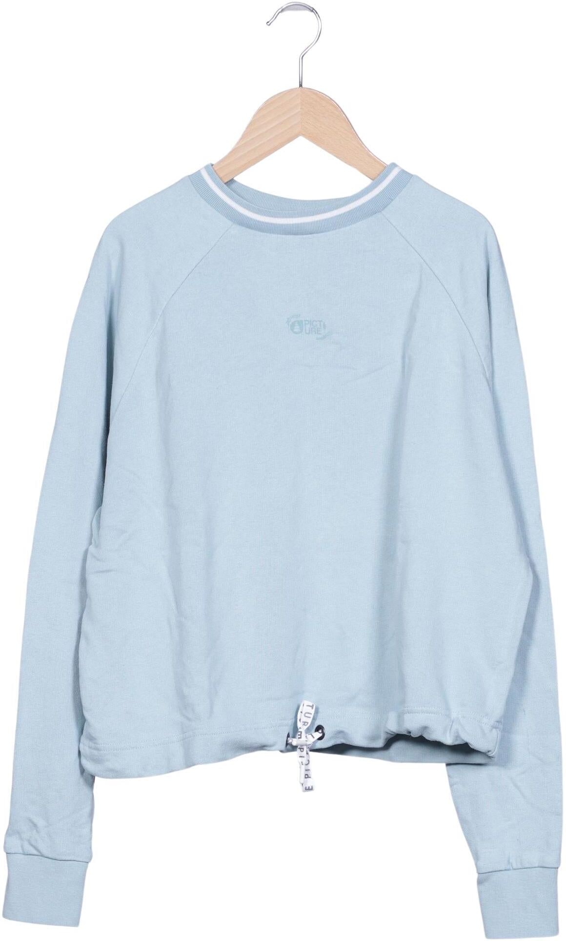 Picture Organic Clothing Damen Sweater, Hellblau, Gr. S, Baumwolle / Lyocell - Second Hand